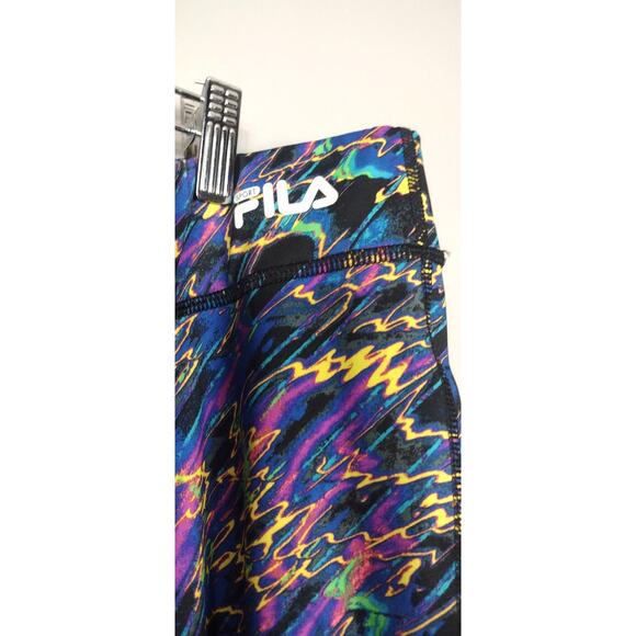 FILA 3X Plus Size Sport Running Tight Legging Psychedelic - Picture 10 of 13